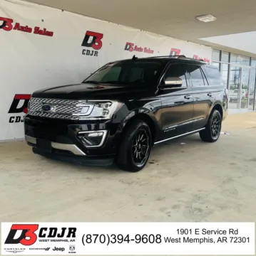 Black 2019 Ford Expedition Platinum for sale in West Memphis, AR