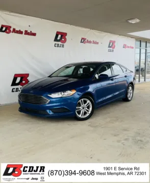 Blue 2018 Ford Fusion SE for sale in West Memphis, AR