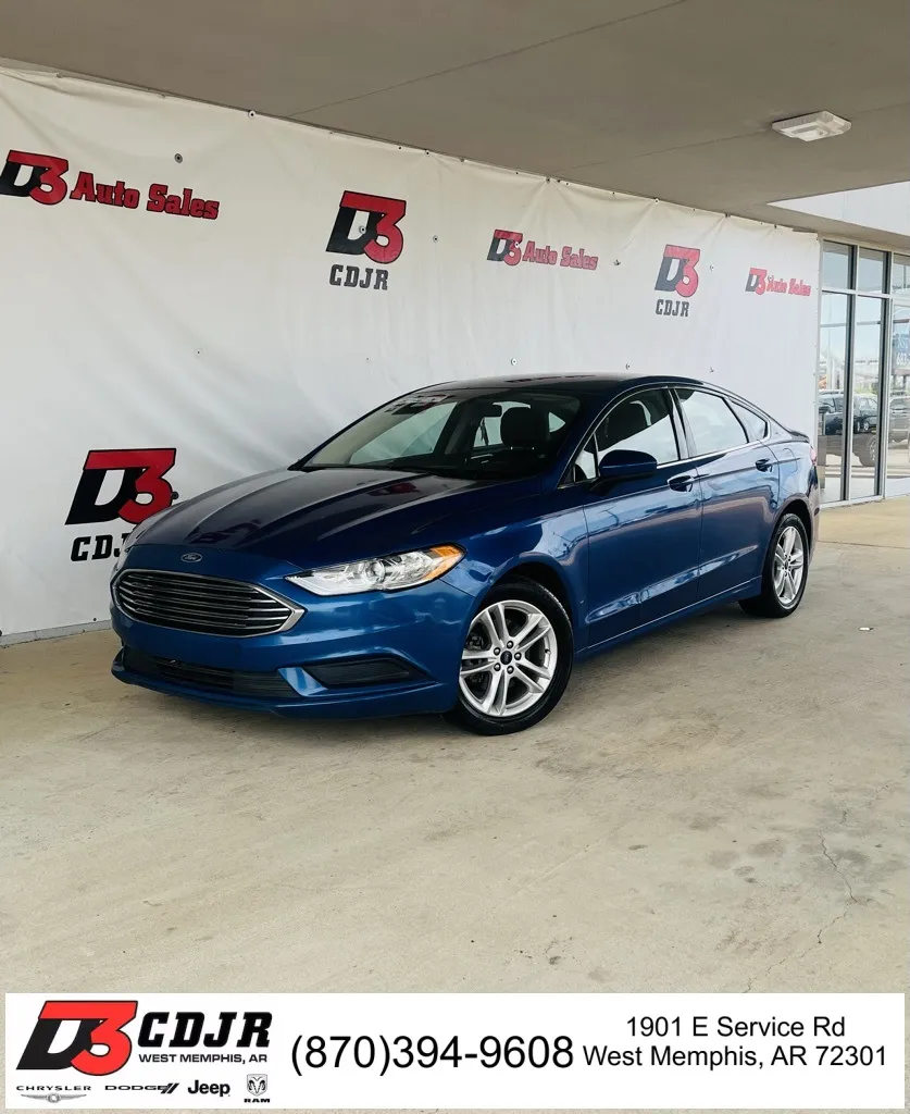 Blue 2018 Ford Fusion SE for sale in West Memphis, AR