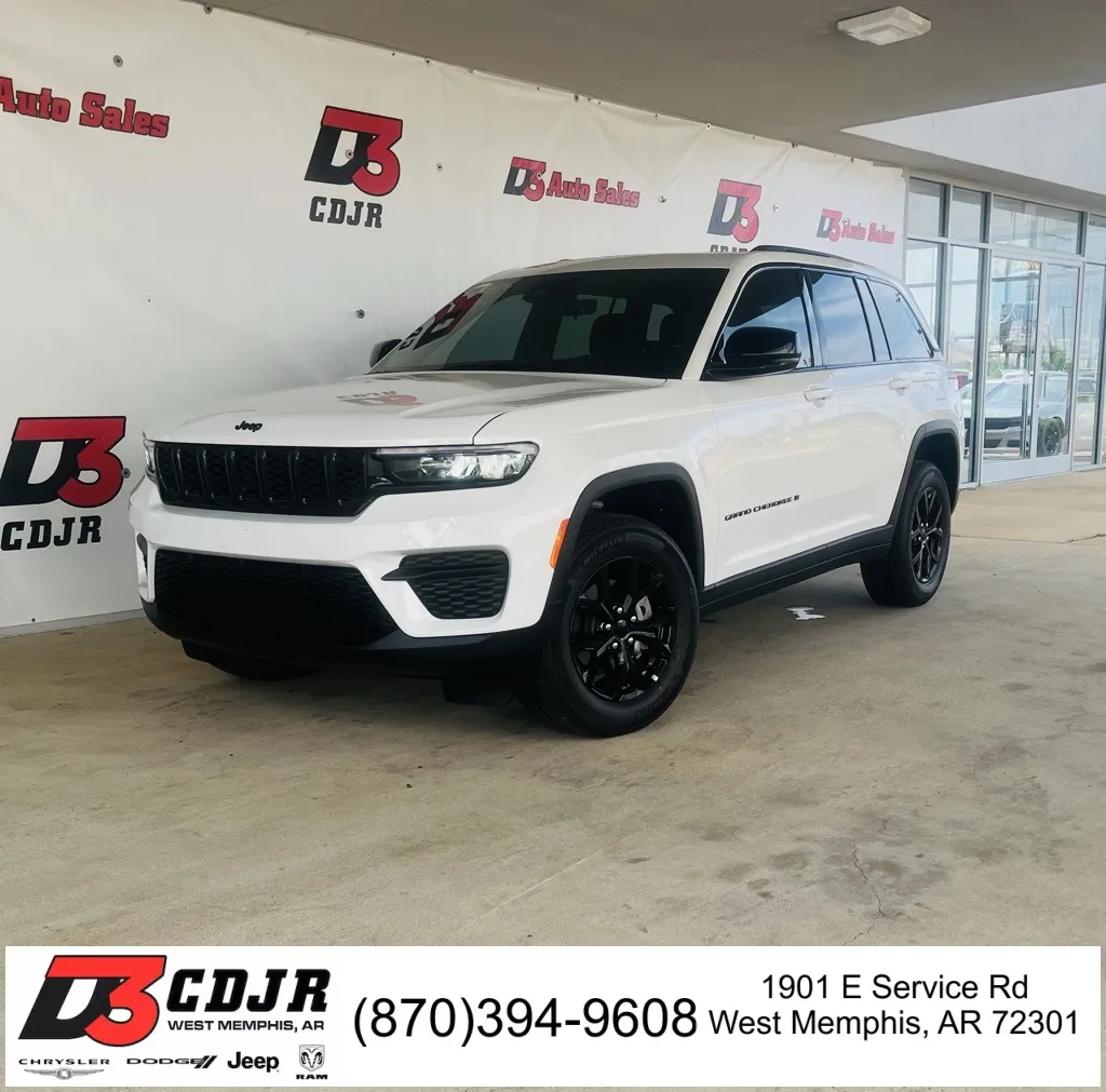 White 2025 Jeep Grand Cherokee Altitude X for sale in West Memphis, AR