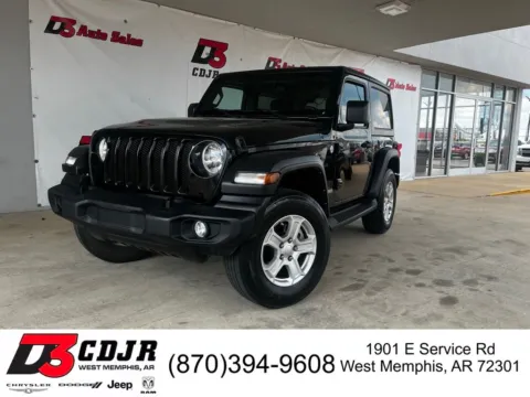 Black 2021 Jeep Wrangler Sport S for sale in West Memphis, AR