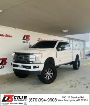 White 2017 Ford F-250SD Platinum for sale in West Memphis, AR