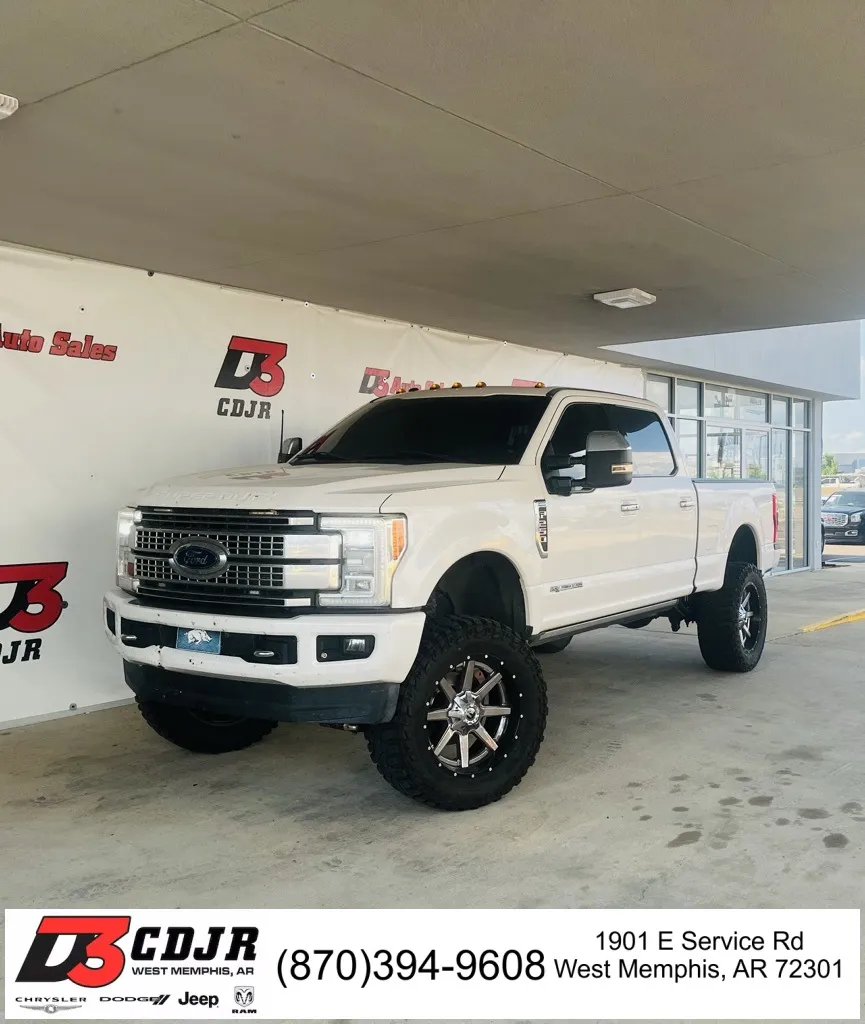 White 2017 Ford F-250SD Platinum for sale in West Memphis, AR