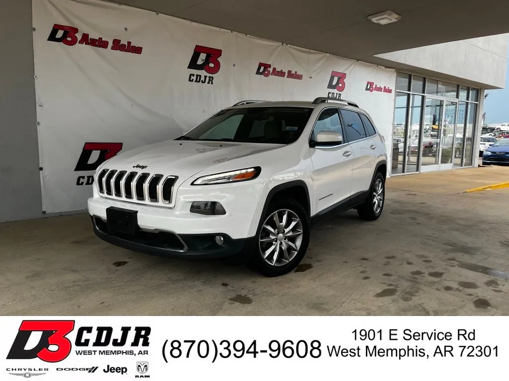 White 2018 Jeep Cherokee Limited for sale in West Memphis, AR