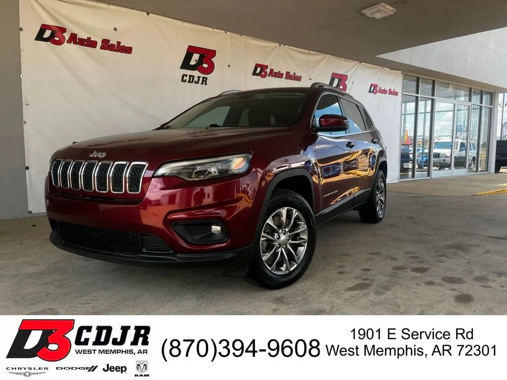 Red 2019 Jeep Cherokee Latitude Plus for sale in West Memphis, AR