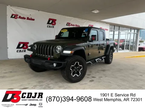 Green 2021 Jeep Gladiator Rubicon for sale in West Memphis, AR