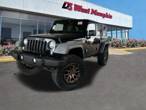 Black 2015 Jeep Wrangler Unlimited Sport for sale in West Memphis, AR