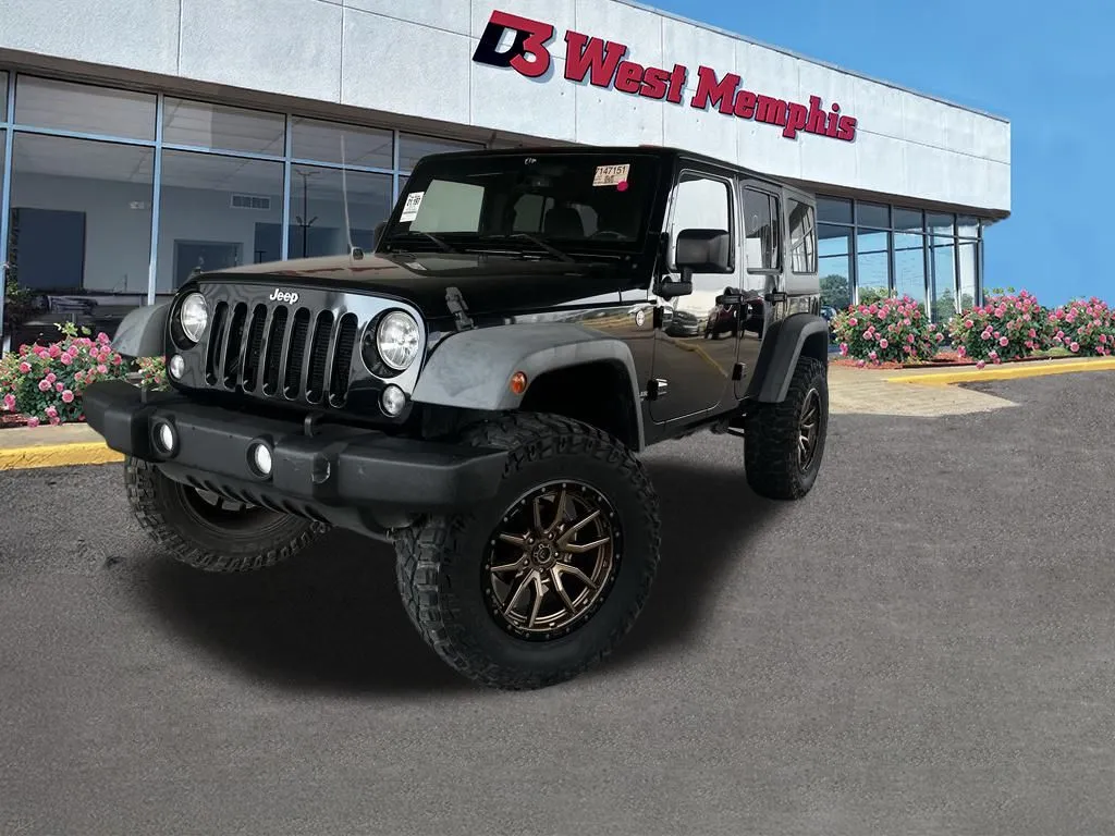 Black 2015 Jeep Wrangler Unlimited Sport for sale in West Memphis, AR