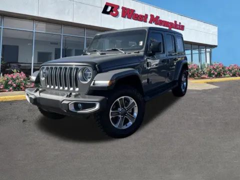 Gray 2020 Jeep Wrangler Unlimited Sahara for sale in West Memphis, AR