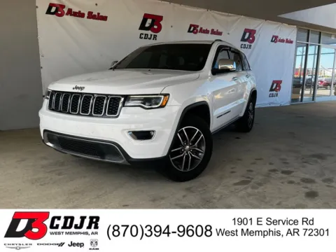 White 2018 Jeep Grand Cherokee Limited for sale in West Memphis, AR