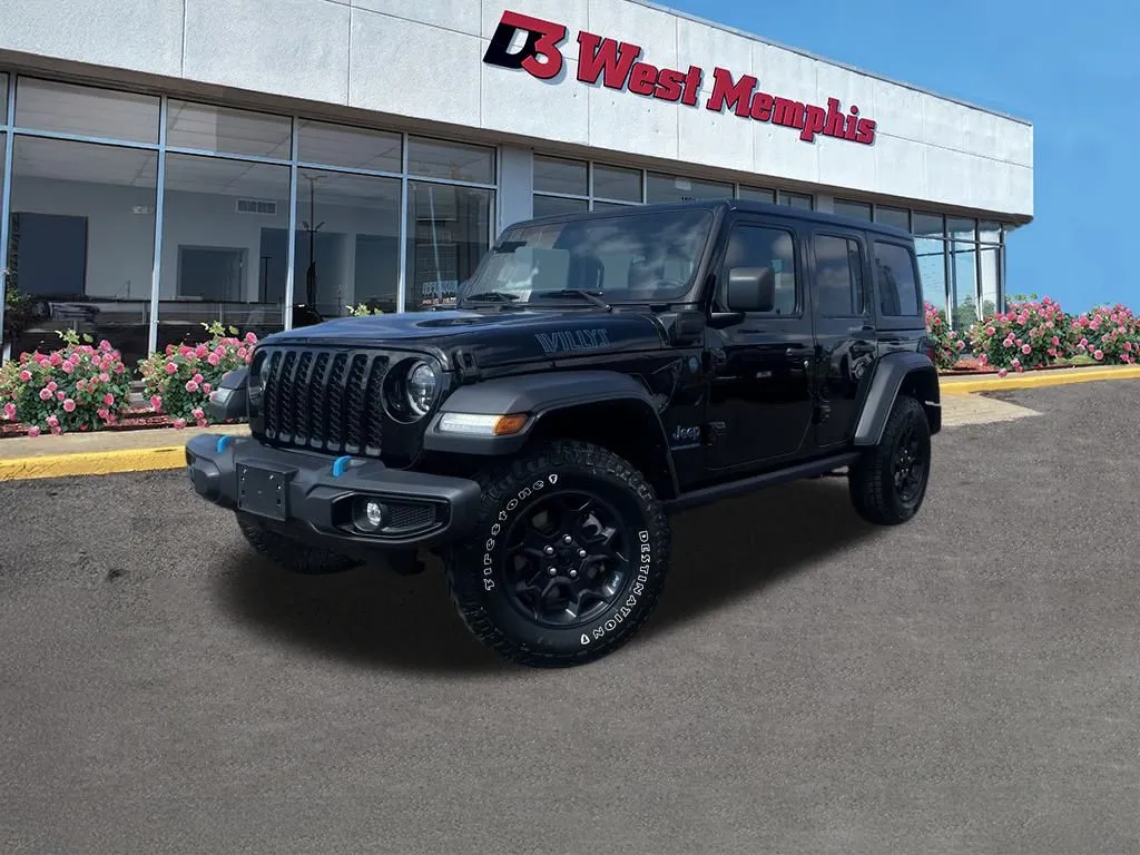 Black 2024 Jeep Wrangler Rubicon 4xe for sale in West Memphis, AR