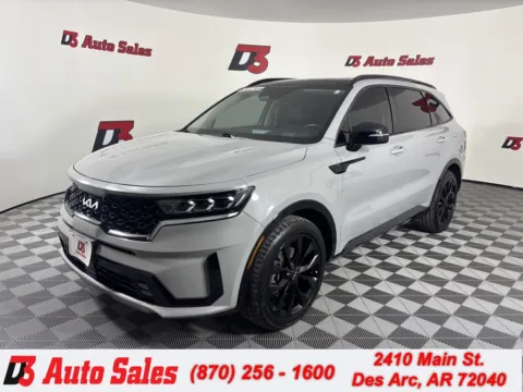 Gray 2022 Kia Sorento SX for sale in Des Arc, AR