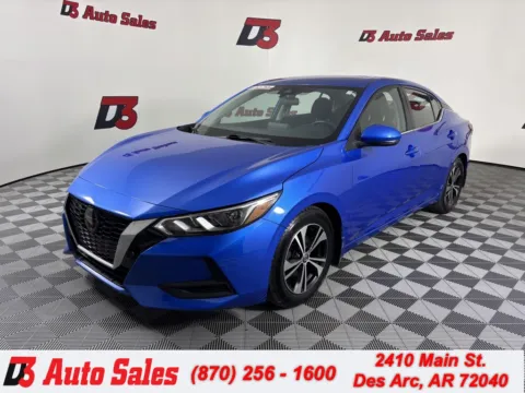 Blue 2020 Nissan Sentra SV for sale in Des Arc, AR