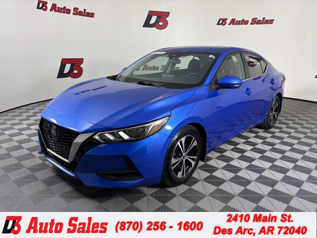 Blue 2020 Nissan Sentra SV for sale in Des Arc, AR