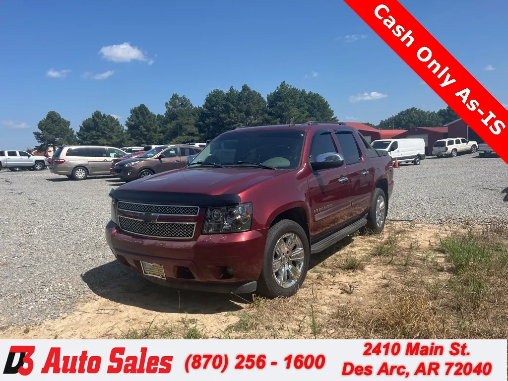 Red 2008 Chevrolet Avalanche 1500 LTZ for sale in Des Arc, AR