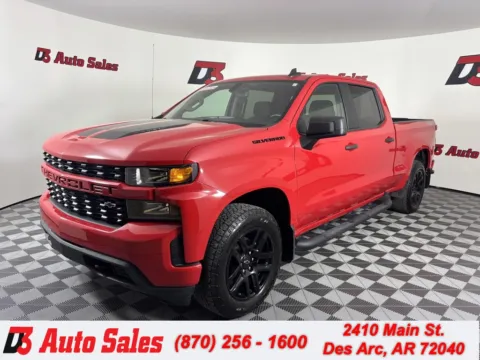 Red 2021 Chevrolet Silverado 1500 Custom for sale in Des Arc, AR