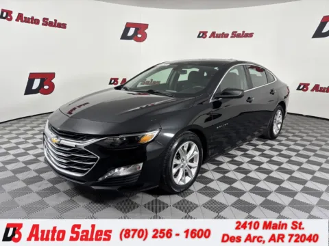Black 2020 Chevrolet Malibu LT for sale in Des Arc, AR