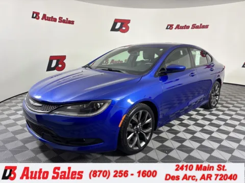Blue 2015 Chrysler 200 S for sale in Des Arc, AR