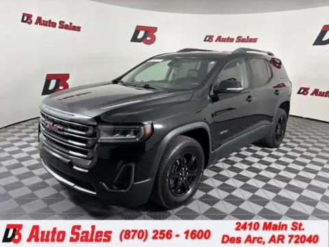 Black 2021 GMC Acadia AT4 for sale in Des Arc, AR