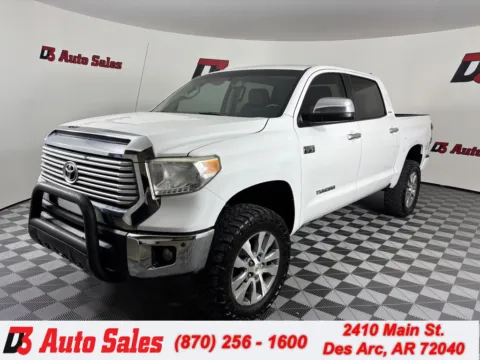 White 2016 Toyota Tundra Limited for sale in Des Arc, AR