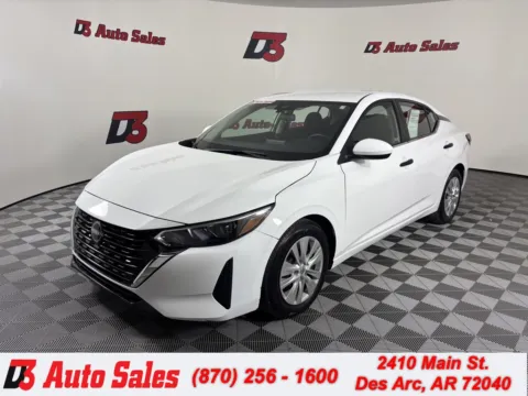 White 2024 Nissan Sentra S for sale in Des Arc, AR