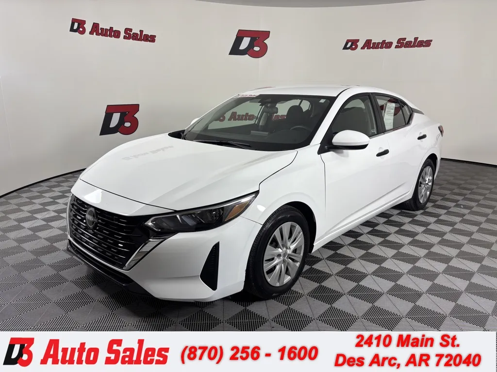 White 2024 Nissan Sentra S for sale in Des Arc, AR