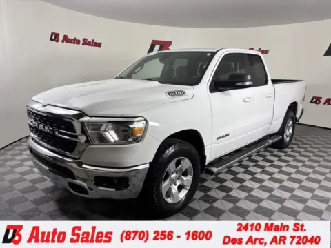 White 2022 Ram 1500 Big Horn/Lone Star for sale in Des Arc, AR