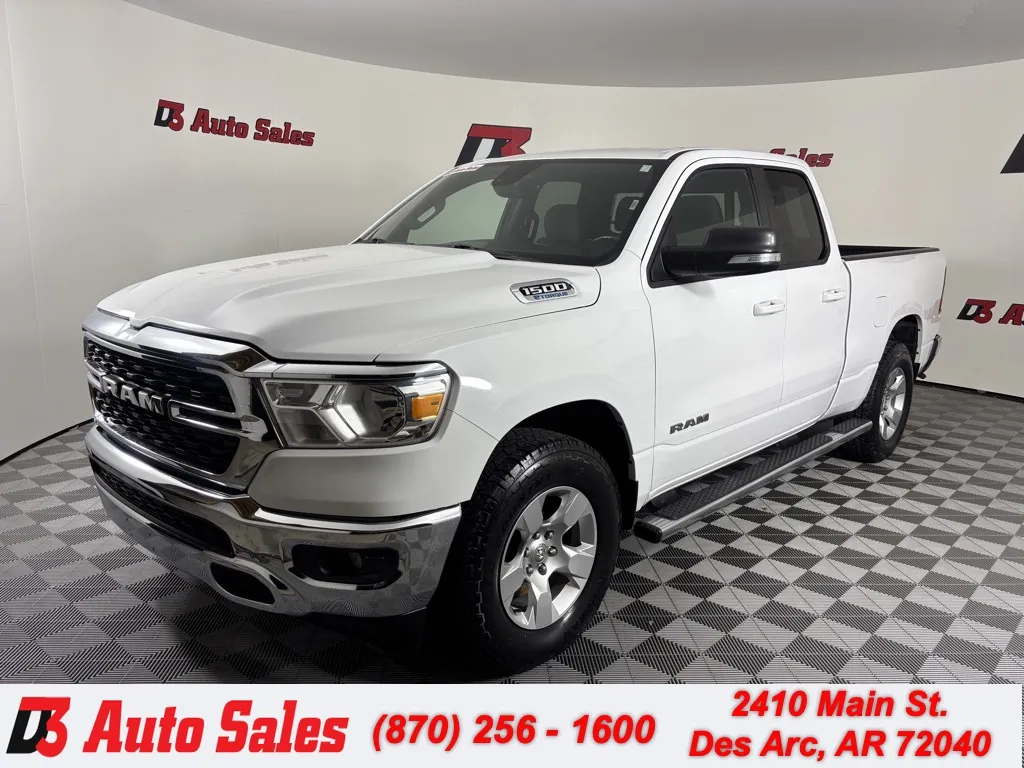 White 2022 Ram 1500 Big Horn/Lone Star for sale in Des Arc, AR