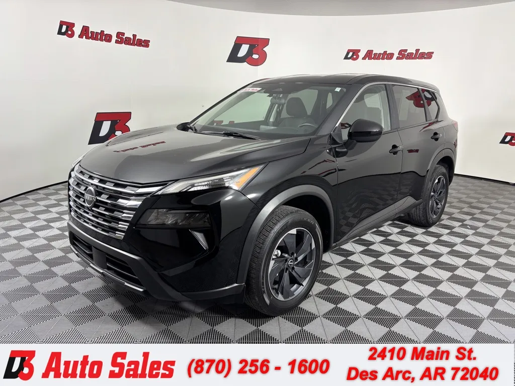 Black 2024 Nissan Rogue SV for sale in Des Arc, AR