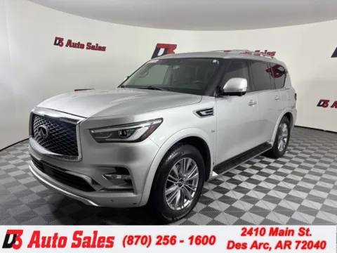 Silver 2019 INFINITI QX80 LUXE for sale in Des Arc, AR