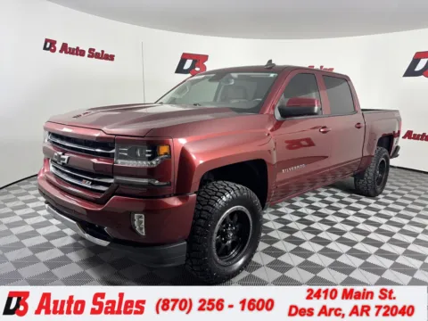 Red 2017 Chevrolet Silverado 1500 LTZ for sale in Des Arc, AR