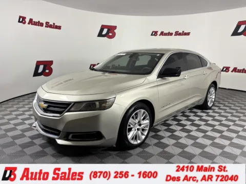 Silver 2015 Chevrolet Impala LS for sale in Des Arc, AR