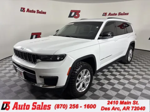 White 2022 Jeep Grand Cherokee L Limited for sale in Des Arc, AR