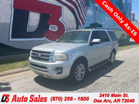 Silver 2017 Ford Expedition Limited for sale in Des Arc, AR