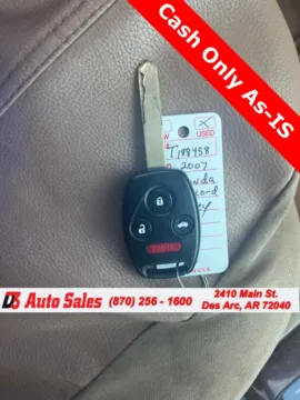 Another view of 2007 Honda Accord EX-L for sale in Des Arc, AR at D3 Auto Sales