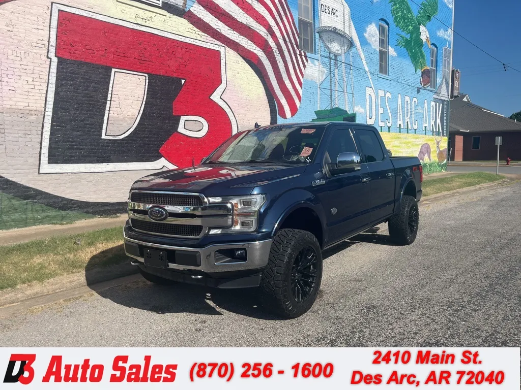 Blue 2018 Ford F-150 King Ranch for sale in Des Arc, AR