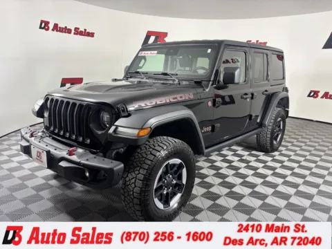 Black 2019 Jeep Wrangler Unlimited Rubicon for sale in Des Arc, AR