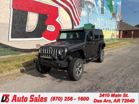 Gray 2016 Jeep Wrangler Unlimited Sahara for sale in Des Arc, AR
