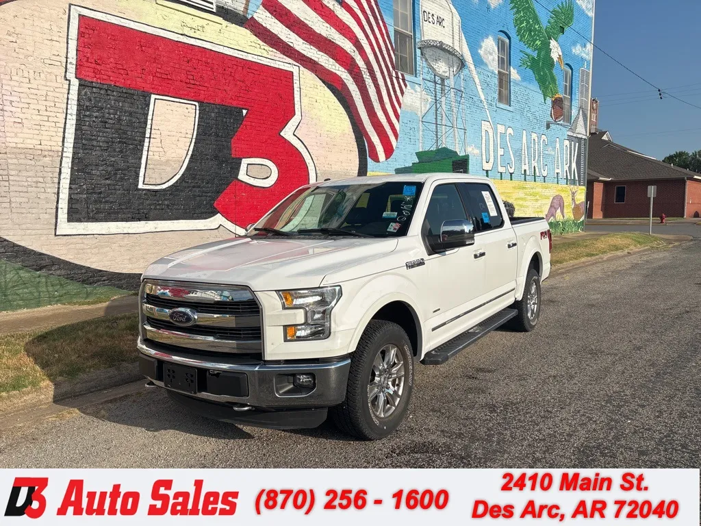 White 2015 Ford F-150 Lariat for sale in Des Arc, AR
