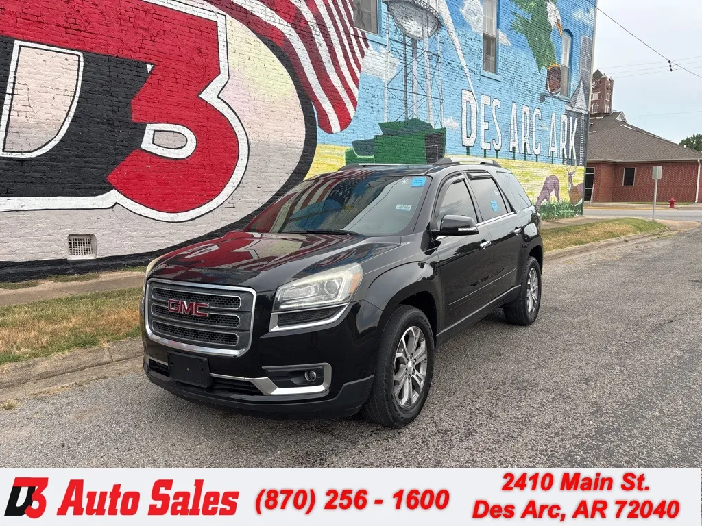 Black 2015 GMC Acadia SLT-1 for sale in Des Arc, AR