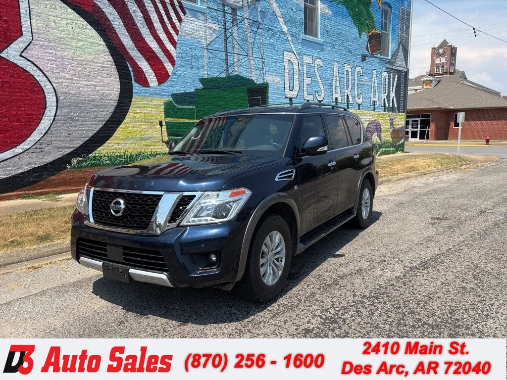 Blue 2018 Nissan Armada SV for sale in Des Arc, AR