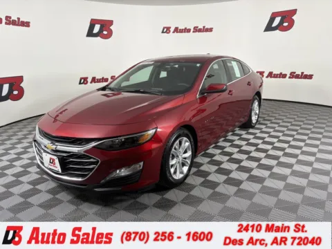 Red 2022 Chevrolet Malibu LT for sale in Des Arc, AR