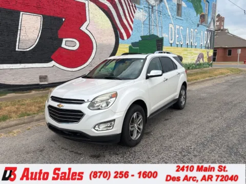 White 2016 Chevrolet Equinox LTZ for sale in Des Arc, AR