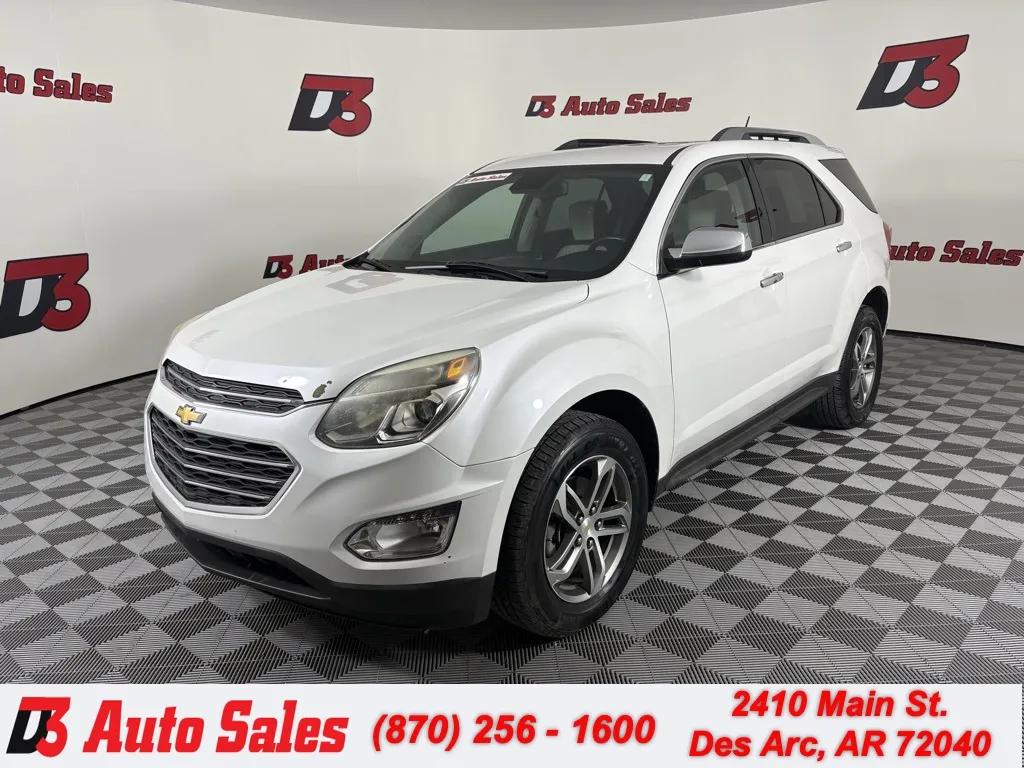 White 2016 Chevrolet Equinox LTZ for sale in Des Arc, AR