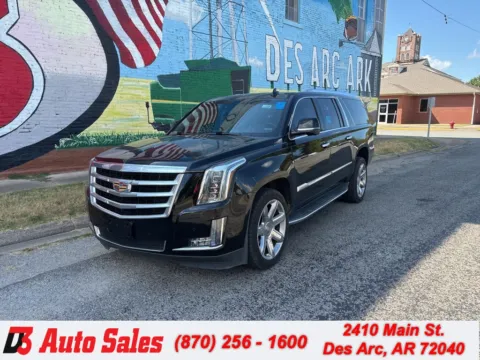 Black 2016 Cadillac Escalade ESV Luxury for sale in Des Arc, AR