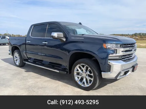 Blue 2020 Chevrolet Silverado 1500 LTZ for sale in Douglas, GA