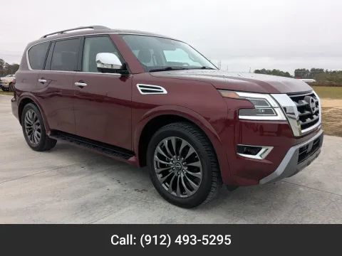 Red 2024 Nissan Armada Platinum for sale in Douglas, GA