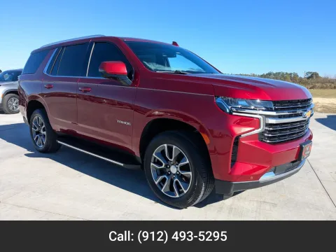 Red 2021 Chevrolet Tahoe LT for sale in Douglas, GA