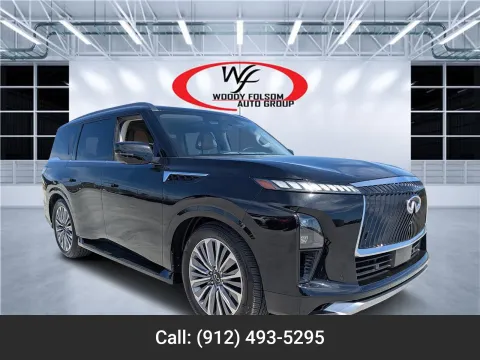 Black 2025 INFINITI QX80 SENSORY for sale in Douglas, GA