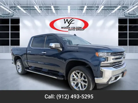 Blue 2020 Chevrolet Silverado 1500 LTZ for sale in Douglas, GA